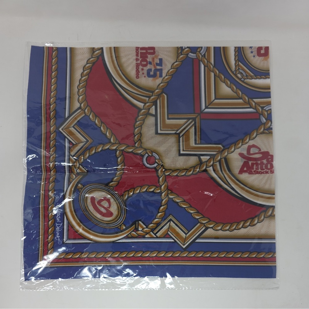 LTD San Antonio Stock Show & Rodeo 75th Anniversary Women's Silk Square Scarf